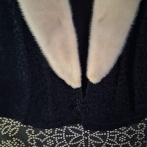 Elegant Black and Cream Blazer